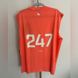 247 Sleeveless Tank Top - Coral Red